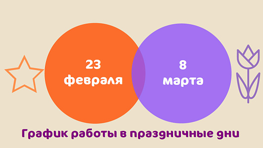 График работы Клиники «Мать и дитя» Пермь в праздничные дни в феврале и марте